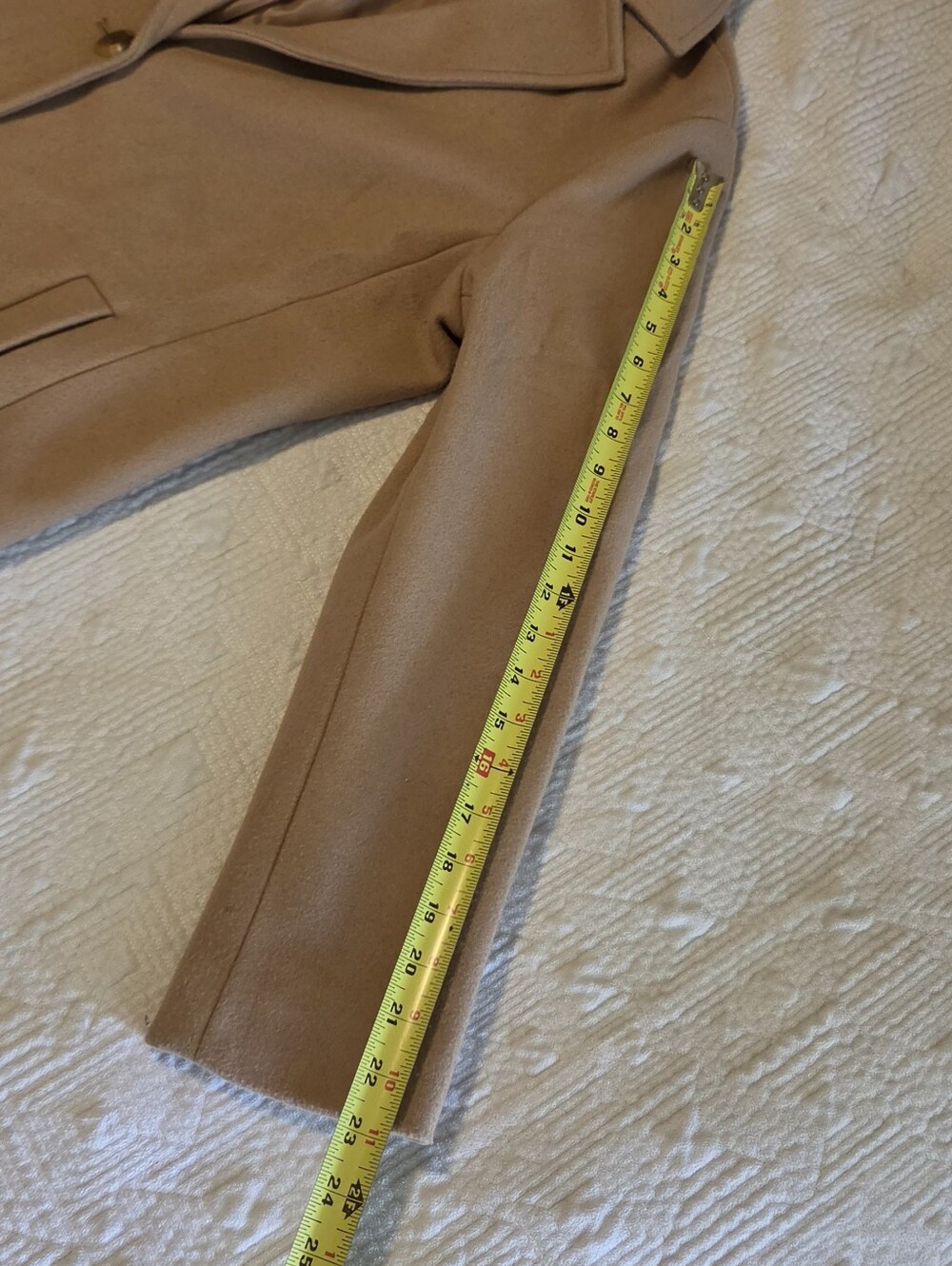 Gap Mid-Length Wool-Blend Topcoat/Trench Coat, Size Medium - Picture 8 of 8
